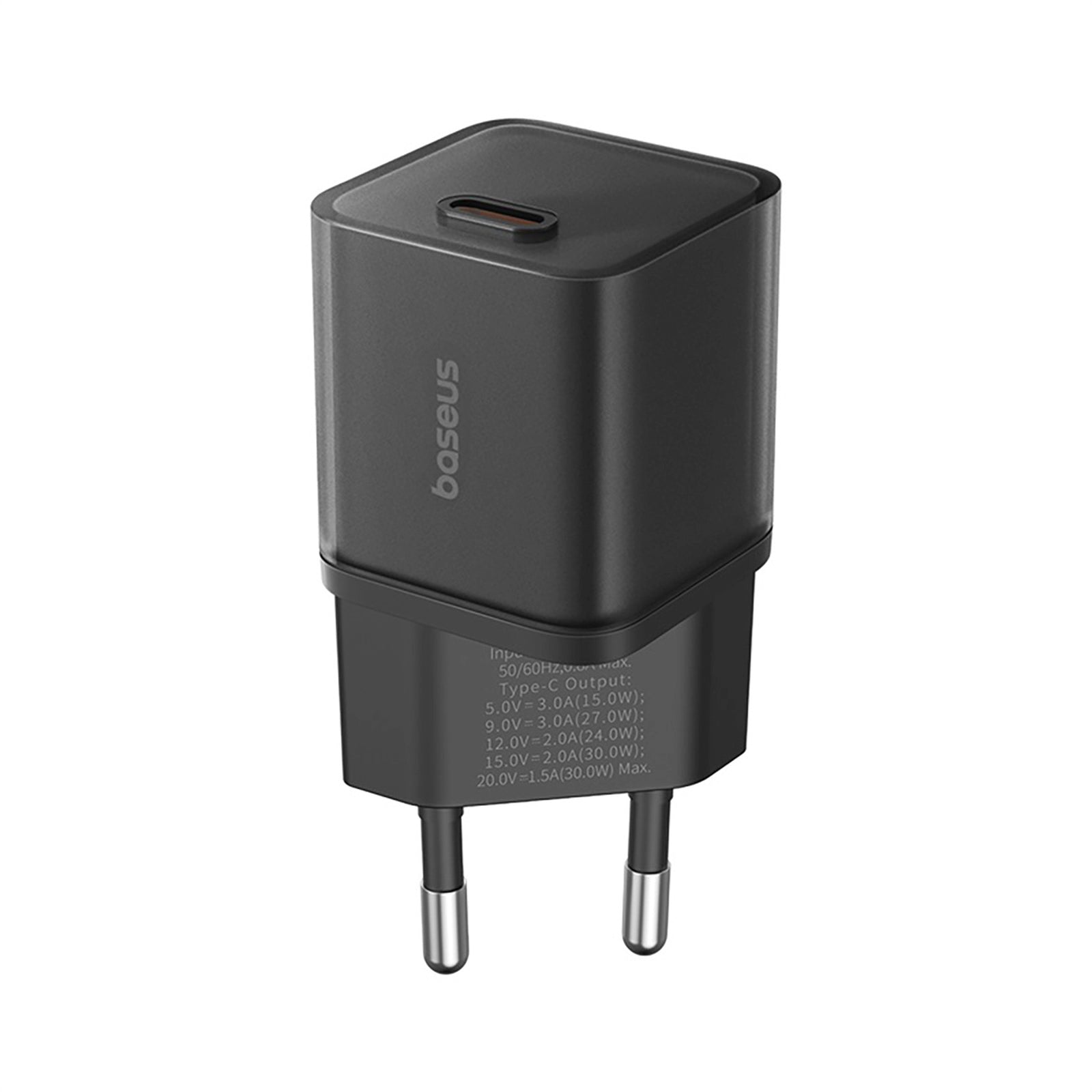 BASEUS USB-C EU GaN5S 30W wall charger - black – image 2