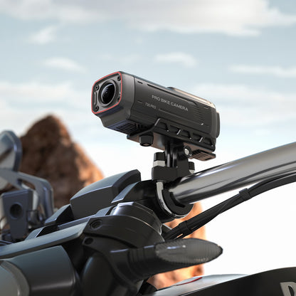 AKEEYO 4K sports video recorder camera for the handlebar, bicycle, motorcycle, 730Pro - black – image 6