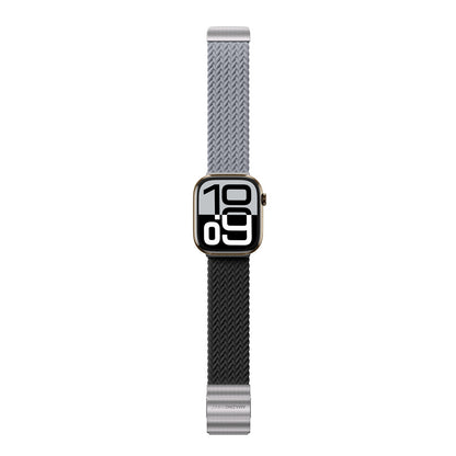 AmazingThing Set of 2 straps for Apple Watch 45/46/49 mm Blend Band - gray black / gray – image 2