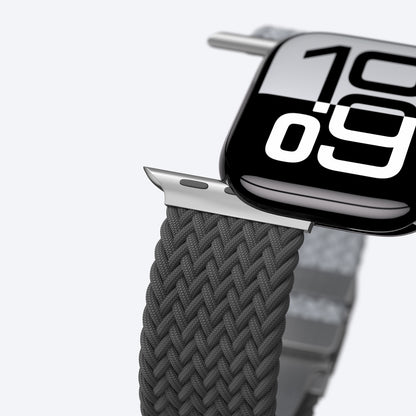AmazingThing Set of 2 straps for Apple Watch 45/46/49 mm Blend Band - gray black / gray – image 6