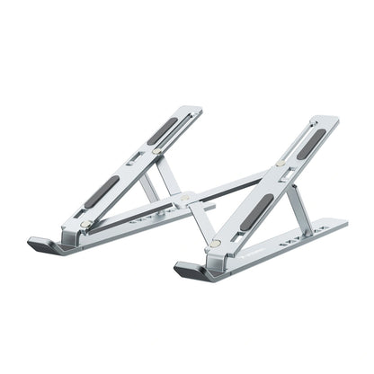 WOZINSKY Adjustable foldable laptop stand - silver