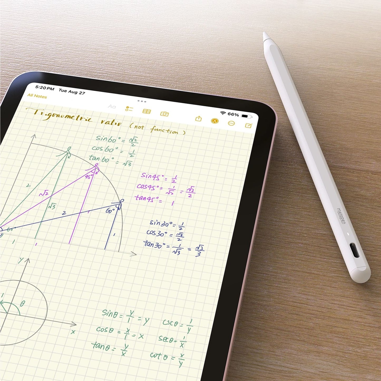 Metapen Stylus stylus for iPad Pencil A8 - white – image 4