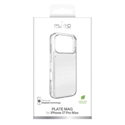 PURO Case cover for iPhone 17 Pro Max Plate Mag MagSafe - white – image 2