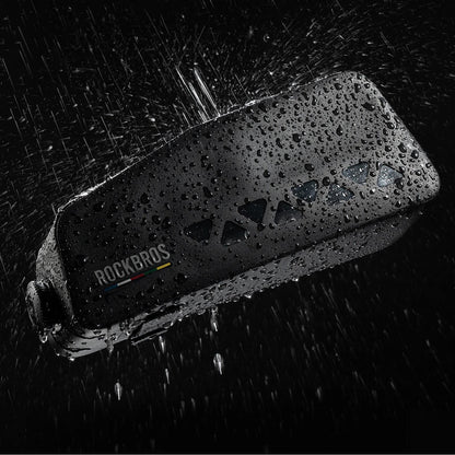 ROCKBROS Waterproof bicycle bag for frame 1L - black – image 5