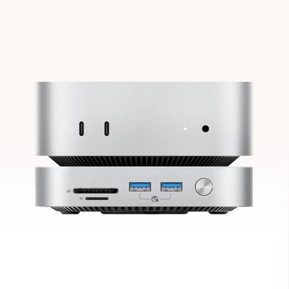 ORICO 9in1 docking station with a bay for an M.2 SSD hard drive - silver – image 3