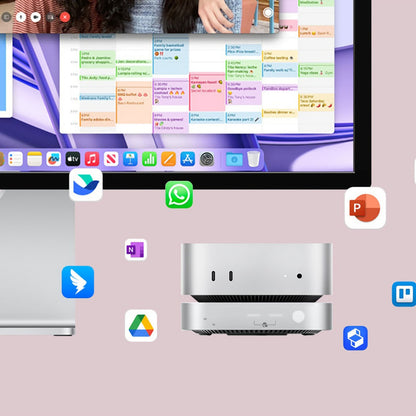 ORICO 9in1 docking station with a bay for an M.2 SSD hard drive - silver – image 5