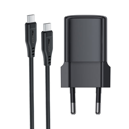 ACEFAST USB-C 30W GaN wall charger with USB-C - Lightning 1.2m cable - black – image 6