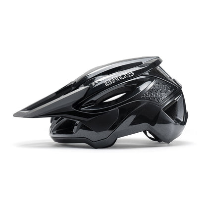ROCKBROS Mountain bike helmet with adjustable visor and magnetic closure, 58-62 cm - black – image 2