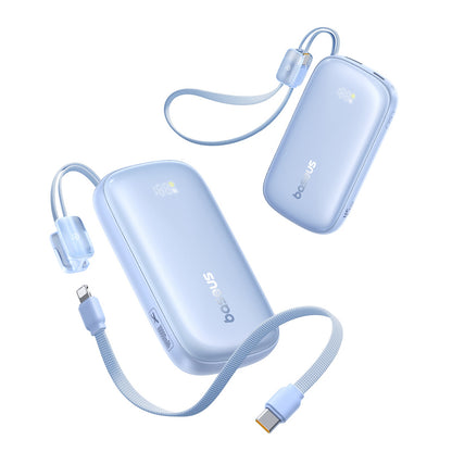 BASEUS Powerbank 10000mAh 45W with USB-C iPhone Lightning cable - blue – image 2