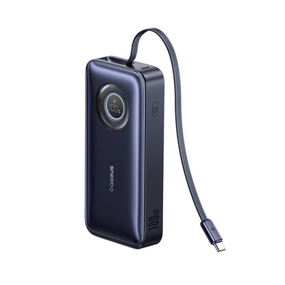 BASEUS Powerbank 20000mAh 100W with retractable USB-C cables - black – image 3