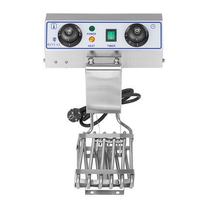 TIMER 2x9L electric double-chamber fryer