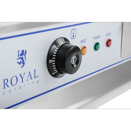 Large double grill for current 230V 75cm