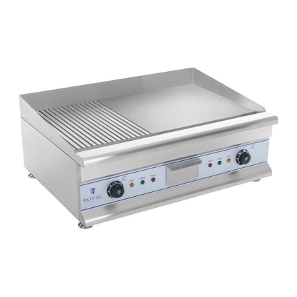 Double large grooved barbecue 75cm