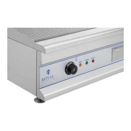 Electric grill 230V double large grooved 100cm