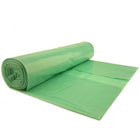 Waste bags thick 50 microns durable 25pc roll - green 120L
