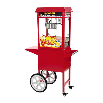 Mobile Popcorn Machine With Wheel-Cart