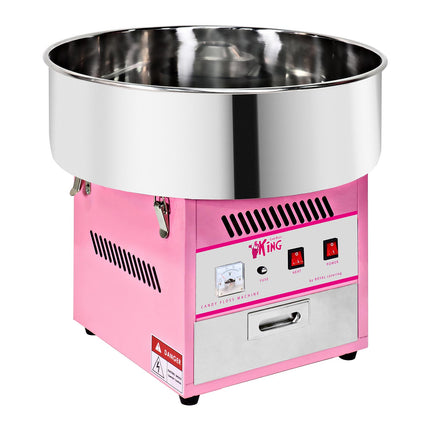 Electric cotton candy machine without lid