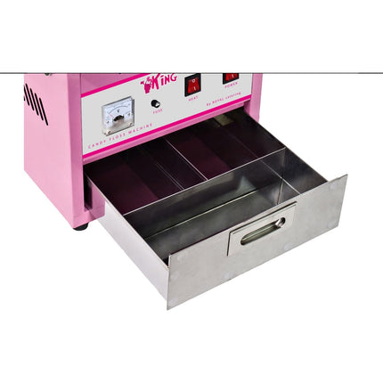 Electric cotton candy machine without lid