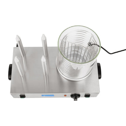 Water heater for hot dogs and buns Hot dog 2 x 300W