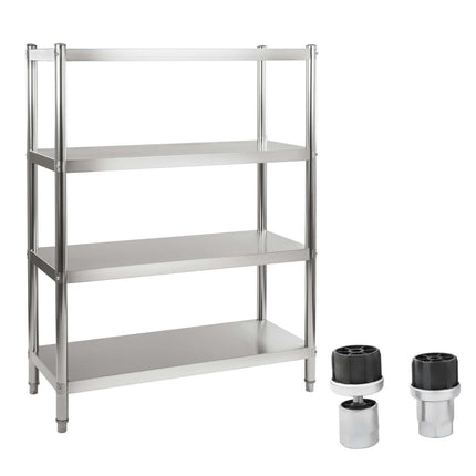 Catering stainless steel rack 120x48,5x155cm