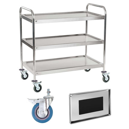 Stroller HoReCa steel 3 shelf