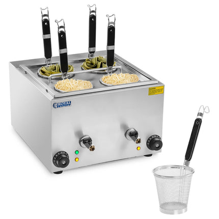 Pasta and dumplings cooker pasta and noodles 2 cells with taps