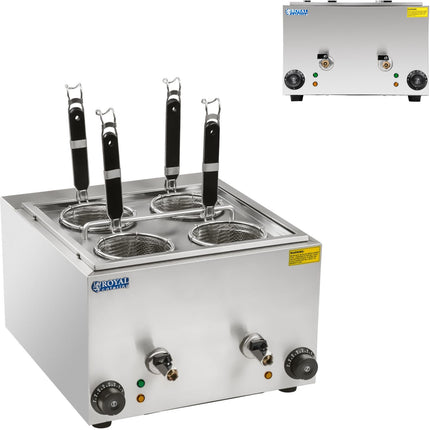 Pasta and dumplings cooker pasta and noodles 2 cells with taps