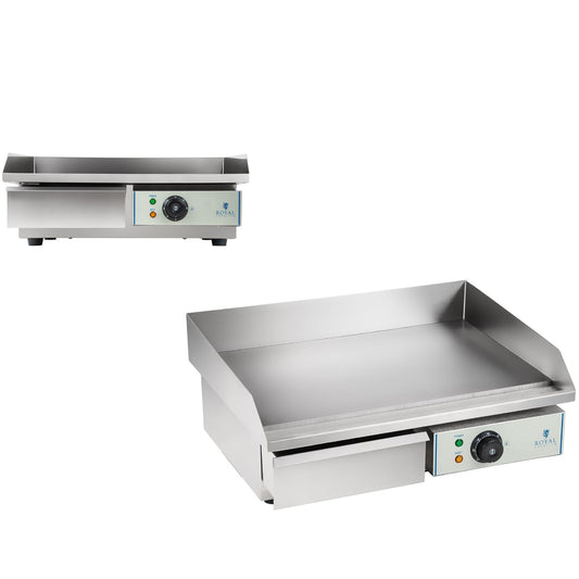 Royal Catering Electric grill with a high edge, width 55 cm