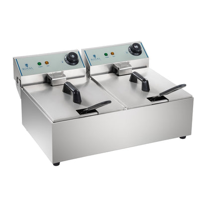 Royal Catering Double electric fritters 2x5L