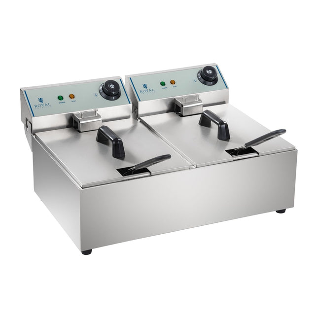 Royal Catering Double electric fritters 2x5L