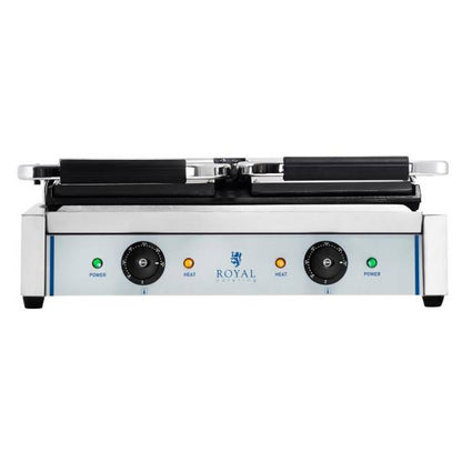 Contact barbecue contact double-sided smooth 3600W 230V Royal Catering – image 5
