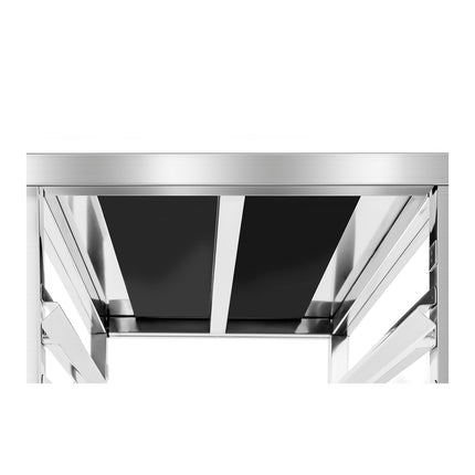 Gastronomic trolley with shelf for transporting containers 6x GN1/1