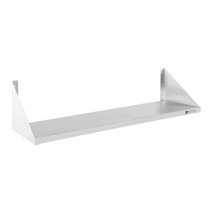 Wall shelf hanging steel, stainless steel, single 90cm