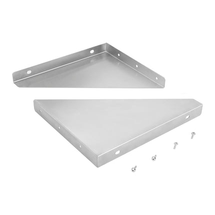 Wall shelf hanging steel, stainless steel, single 90cm