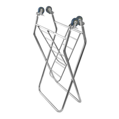 Royal Catering Folding stainless steel dirty laundry trolley, 200L – image 3
