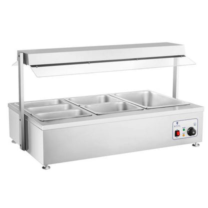Dry bemar freestanding heater 6 x GN 150mm 55L Royal Catering – image 6