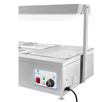 Dry bemar freestanding heater 6 x GN 150mm 55L Royal Catering – image 8