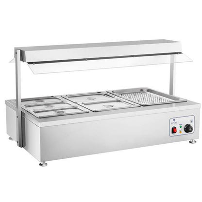 Dry bemar freestanding heater 6 x GN 150mm 55L Royal Catering – image 2