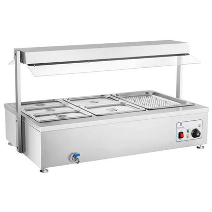 Bemar water stand heater with tap 6 x GN 150mm 55L Royal Catering – image 2