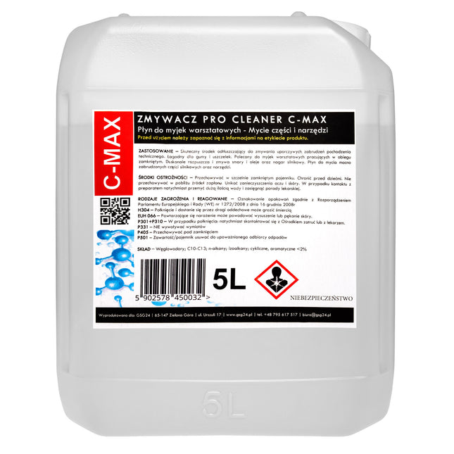 Liquid dishwasher for parts and tools for PRO CLEANER workshop wash C-MAX 5L