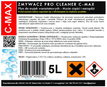 GSG24 Liquid dishwasher for parts and tools for PRO CLEANER workshop wash C-MAX 5L – image 2