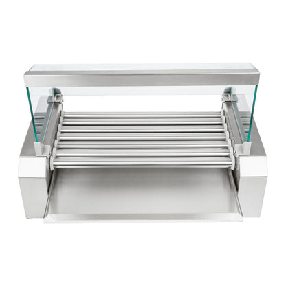 Royal Catering Roller grill with roller lid grill for pigs 7 rollers – image 2