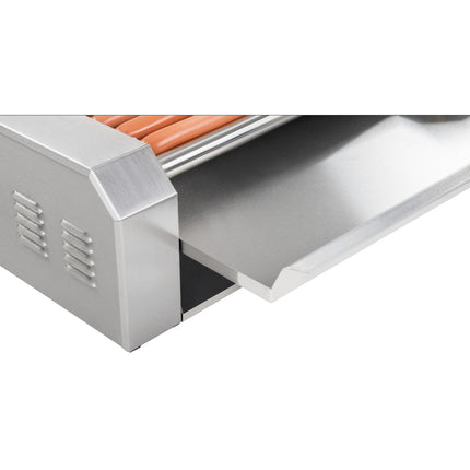 Roller grill with cover roller grill heater for steam trays 7 rollers