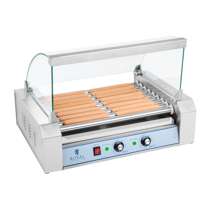 Roller grill with cover roller grill heater for steam trays 9 rollers