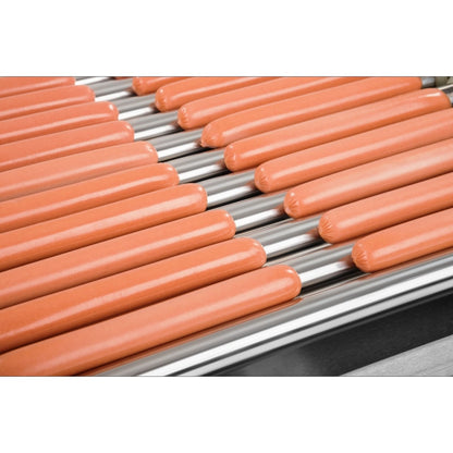 Royal Catering Roller grill with cover, roller grill, sausage warmer, 11 rolls – image 2