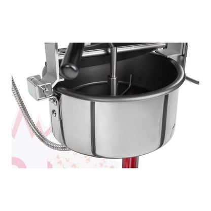 Royal Catering Mobile Popcorn Machine with Wheelchair TEFLON 1600W – image 4