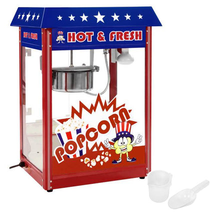 Blue Peak Popcorn Machine TEFLON 1600W