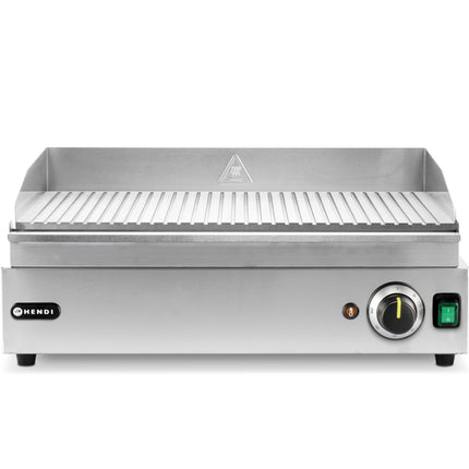 Hendi Electric grill, grooved grill plate, 527 x 404 mm, 2400 W