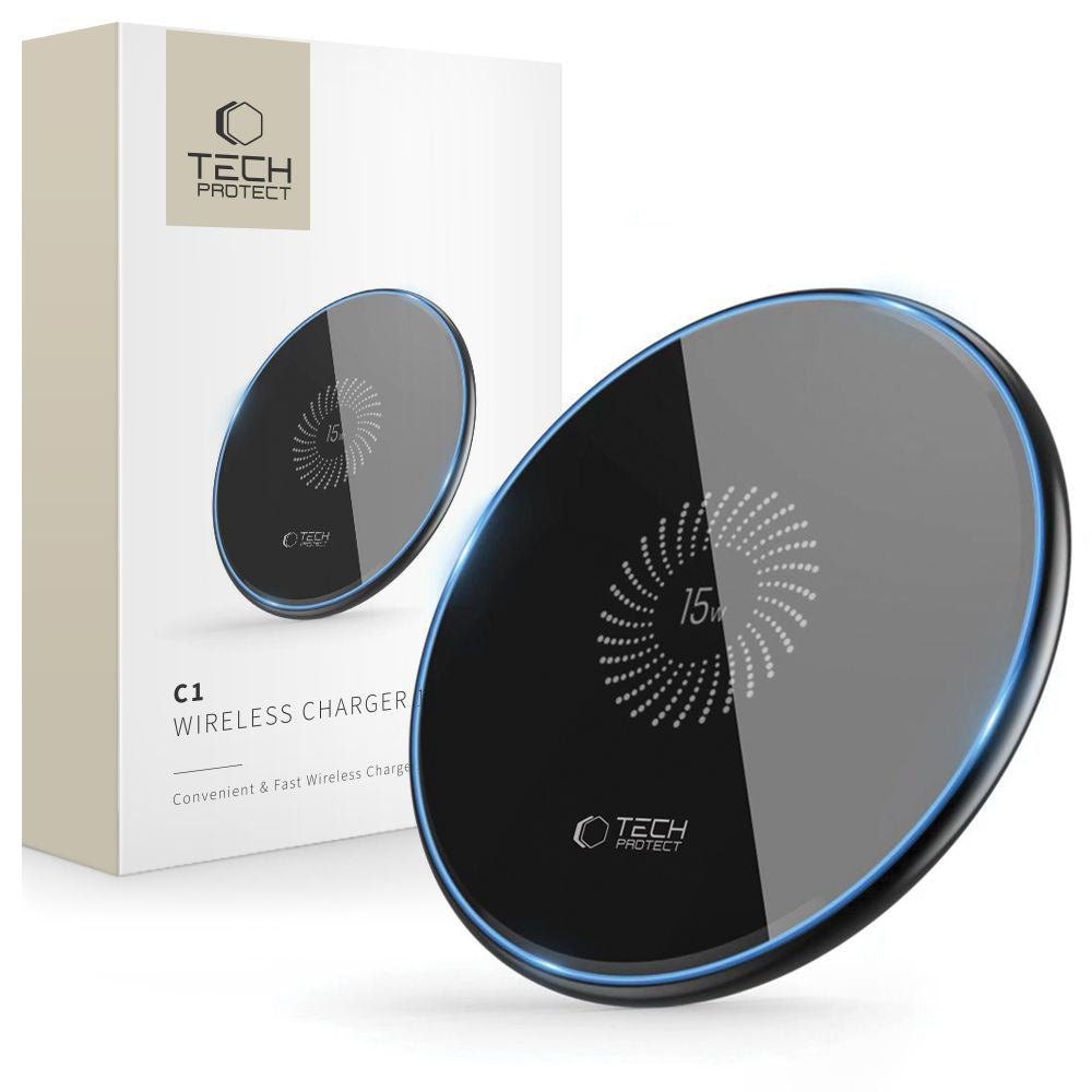 15W wireless inductive charger - black - Carlat