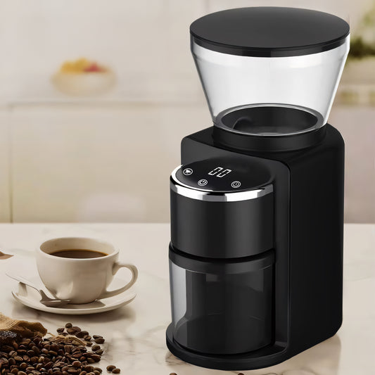 180W Automatic Electric Burr Coffee Grinder + 52 Grind Settings - Carlat